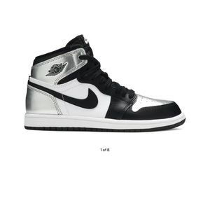 2021 silver toe OG retro 1 Jordan sneaker (unisex)